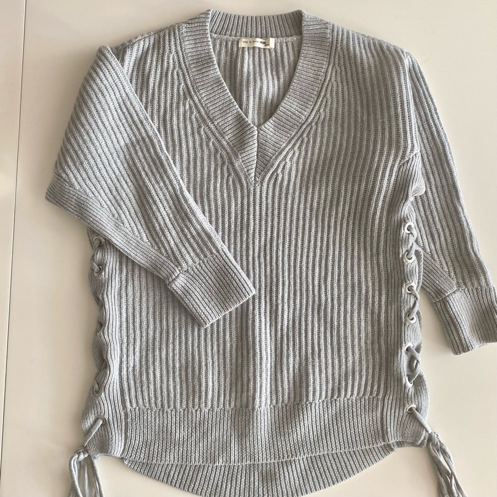 Rag & Bone V Neck Gray Sweater XS